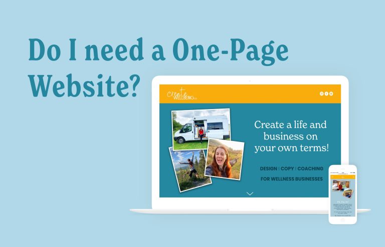 When should you consider 1 page website?